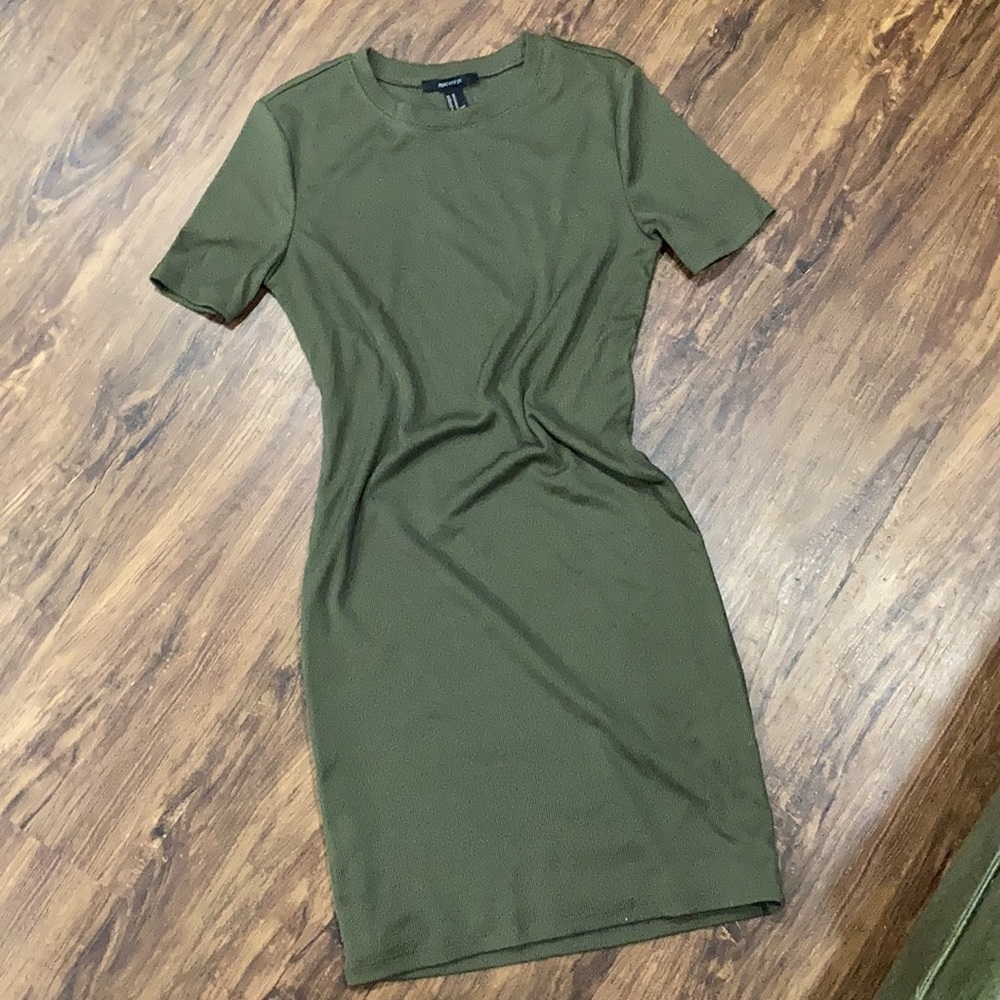 Green Body Con Dress